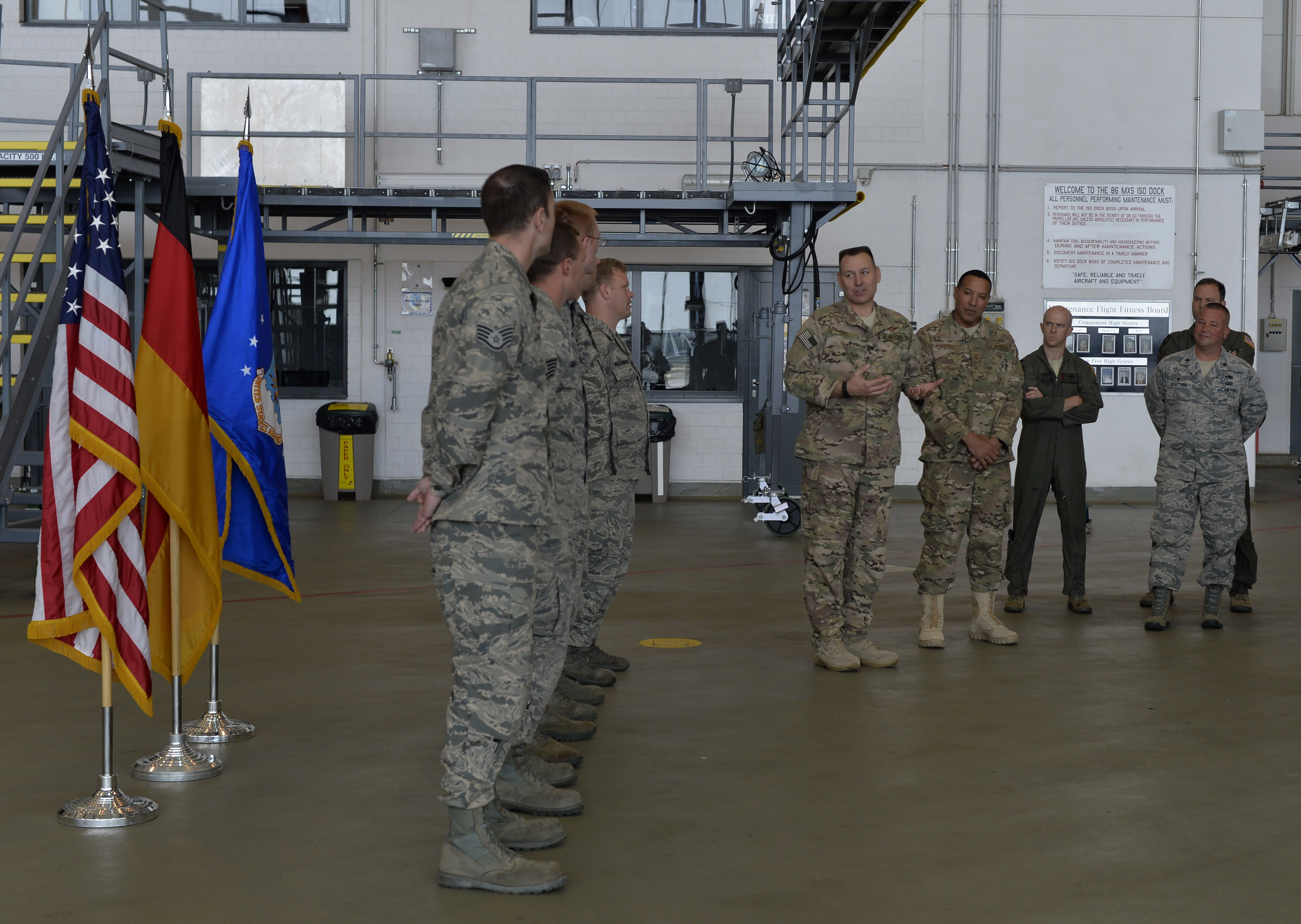 Jsoac Commander Recognizes Ramstein Airmen For Aircraft Recovery Ramstein Air Base Article 