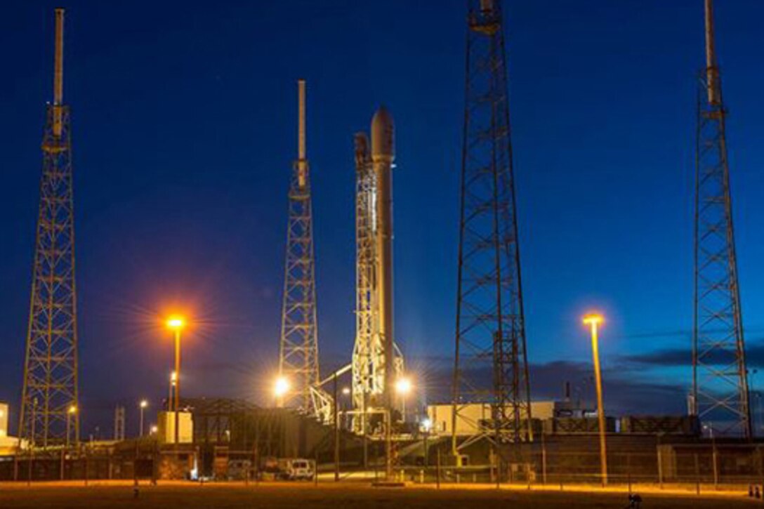 The 45th Space Wing supported the SpaceX Falcon 9 launch from Space Launch Complex 40 at Cape Canaveral Air Force Station, Fla., Aug. 14, 2016. Photo courtesy SpaceX