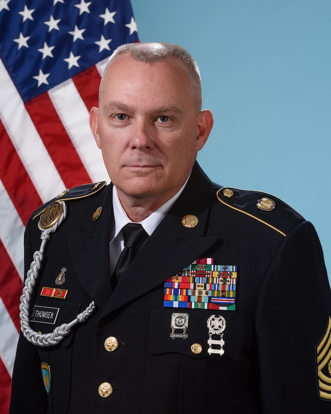 Command Sergeant Major Greg Thomsen 