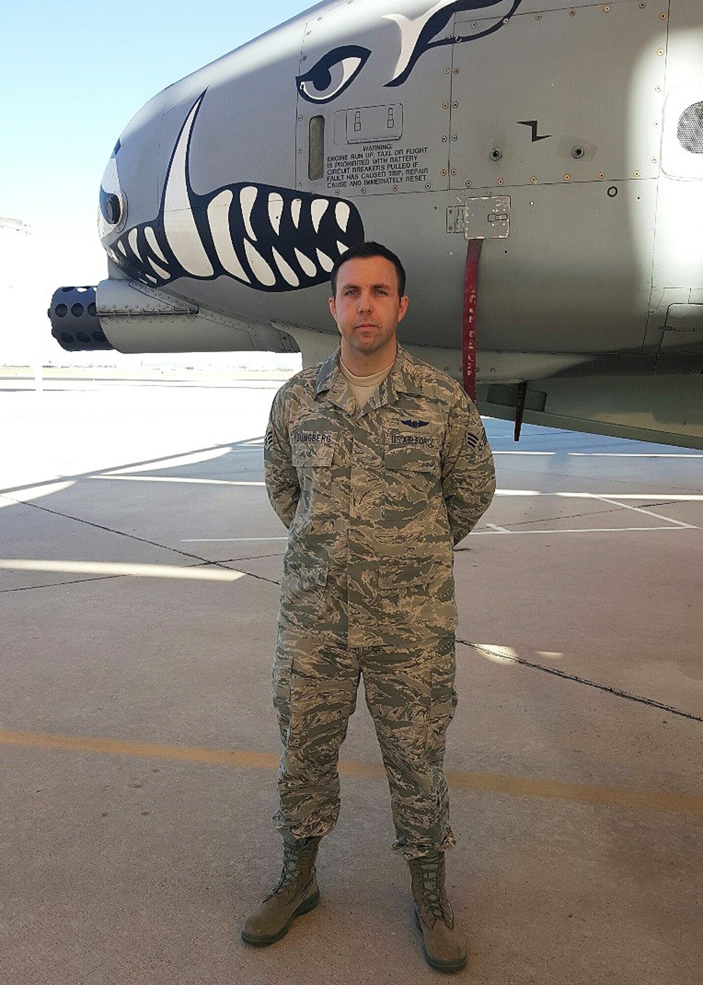 Senior Airman Joseph Youngberg, 924th Maintenance Squadron aircraft medals technology journeyman, quick thinking and actions helped save the life of a complete stranger after a stabbing incident on the Fourth of July in Tucson Arizona.  Originally from Murphysboro, Ill., he joined the Air Force in 2004 spending four years on active duty as a load master, after a break in service he decided to continue his military service and joined the Air Force Reserve in 2015.