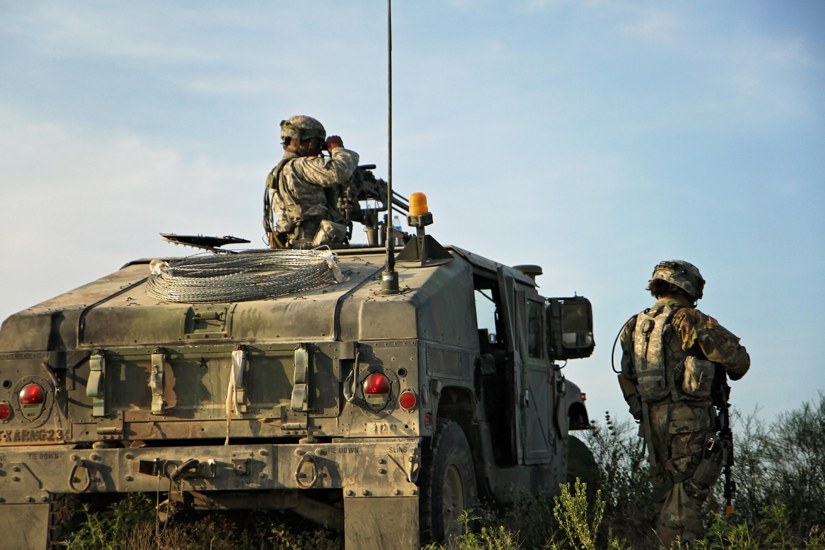 Texas Guardsmen Get Back To Basics With Base Defense National Guard State Partnership
