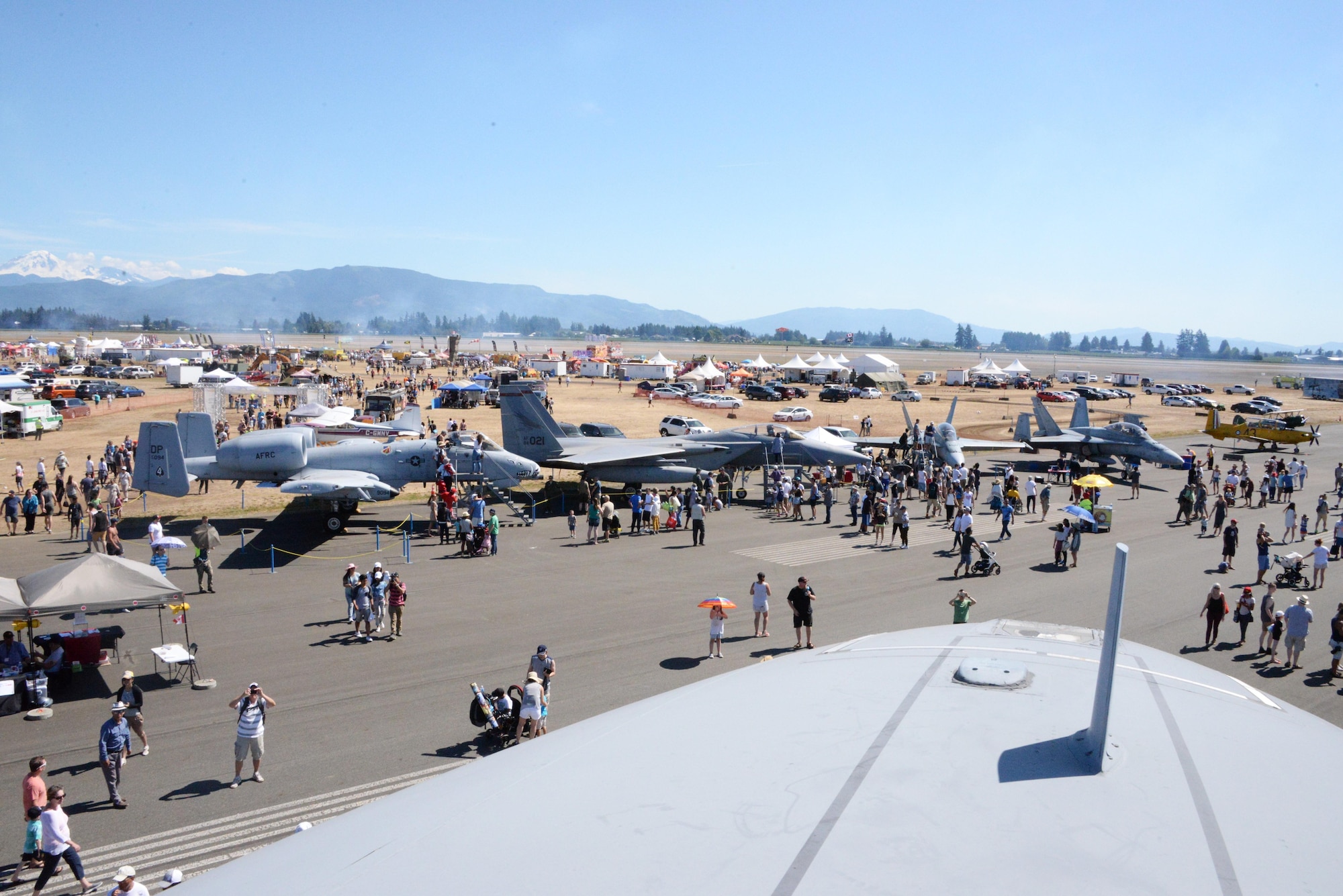 Thousands were in attendance at the Abbotsford International Airshow, in Abbotsford, British Columbia, Aug. 12-14, 2016.  Designated as Canada’s National Airshow, the annual aviation festival provided spectators an opportunity to watch one of the finest aerobatic performances in the world.  (U.S. Air Force photo by 2nd Lt. Geneva Croxton)