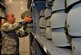 Staff Sgt. Antonio Murillo with the 920th Logistics Readiness Flight, Patrick Air Force Base, Florida, organizes helmets and maintains accountability of government equipment. He has been with the 920th Rescue Wing since 2014. (U.S. Air Force photo by Senior Airman Brandon Kalloo Sanes/Released)