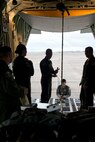 U.S. Air Force Reserve Senior Airman Andrew Gutierrez, a loadmaster assigned to 327th Airlift Squadron, rigs a heavy equipment load for airdrop on a C-130J during the August Unit Assembly Training (UTA) weekend at Little Rock Air Force Base, Ark., Aug. 13, 2016. The aircraft was part of a mission that passed a milestone for the 913th Airlift Group by being the first C-130J two-ship mission on a UTA weekend. (U.S. Air Force photo by Master Sgt. Jeff Walston) 