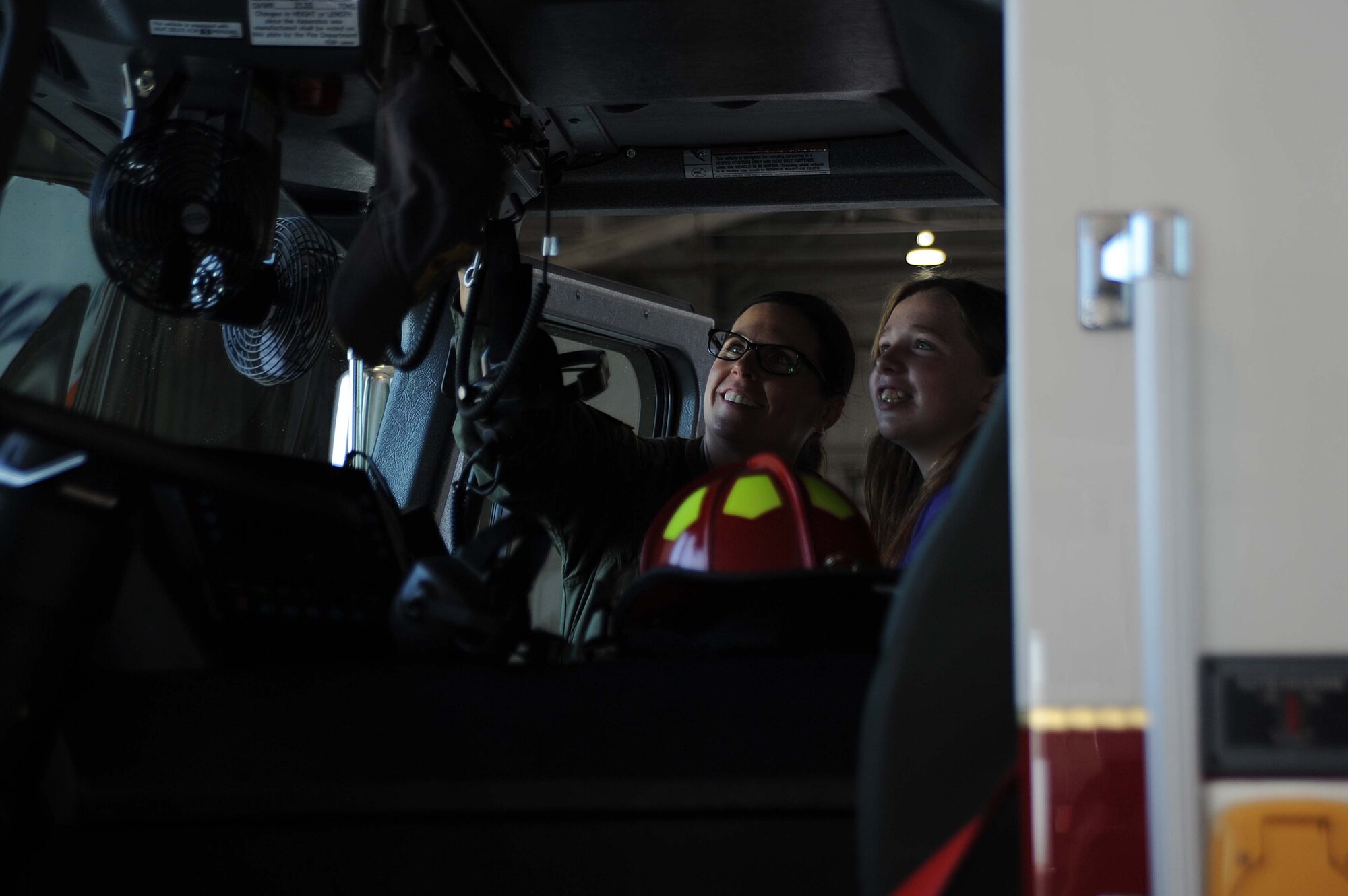 McConnell Airmen interact with children from the local community during the annual “Big for a Day” event, Aug. 9, 2016, at McConnell Air Force Base, Kan. The event, in conjunction with the organization Big Brothers Big Sisters, allowed children to learn about different jobs in the Air Force with demonstrations from base organizations like the fire department and military working dogs. “We’re hoping the kids learn and have fun today,” said Amanda Foy, Big Brothers Big Sisters volunteer enrollment specialist. “And we are also hoping to recruit some more volunteers for the program and match the kids we have here on our waiting list with a positive role model.” (U.S. Air Force photos/Airman 1st Class Jenna K. Caldwell)