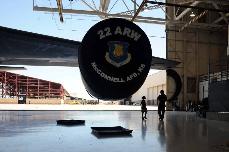 McConnell Airmen interact with children from the local community during the annual “Big for a Day” event, Aug. 9, 2016, at McConnell Air Force Base, Kan. The event, in conjunction with the organization Big Brothers Big Sisters, allowed children to learn about different jobs in the Air Force with demonstrations from base organizations like the fire department and military working dogs. “We’re hoping the kids learn and have fun today,” said Amanda Foy, Big Brothers Big Sisters volunteer enrollment specialist. “And we are also hoping to recruit some more volunteers for the program and match the kids we have here on our waiting list with a positive role model.” (U.S. Air Force photos/Airman 1st Class Jenna K. Caldwell)