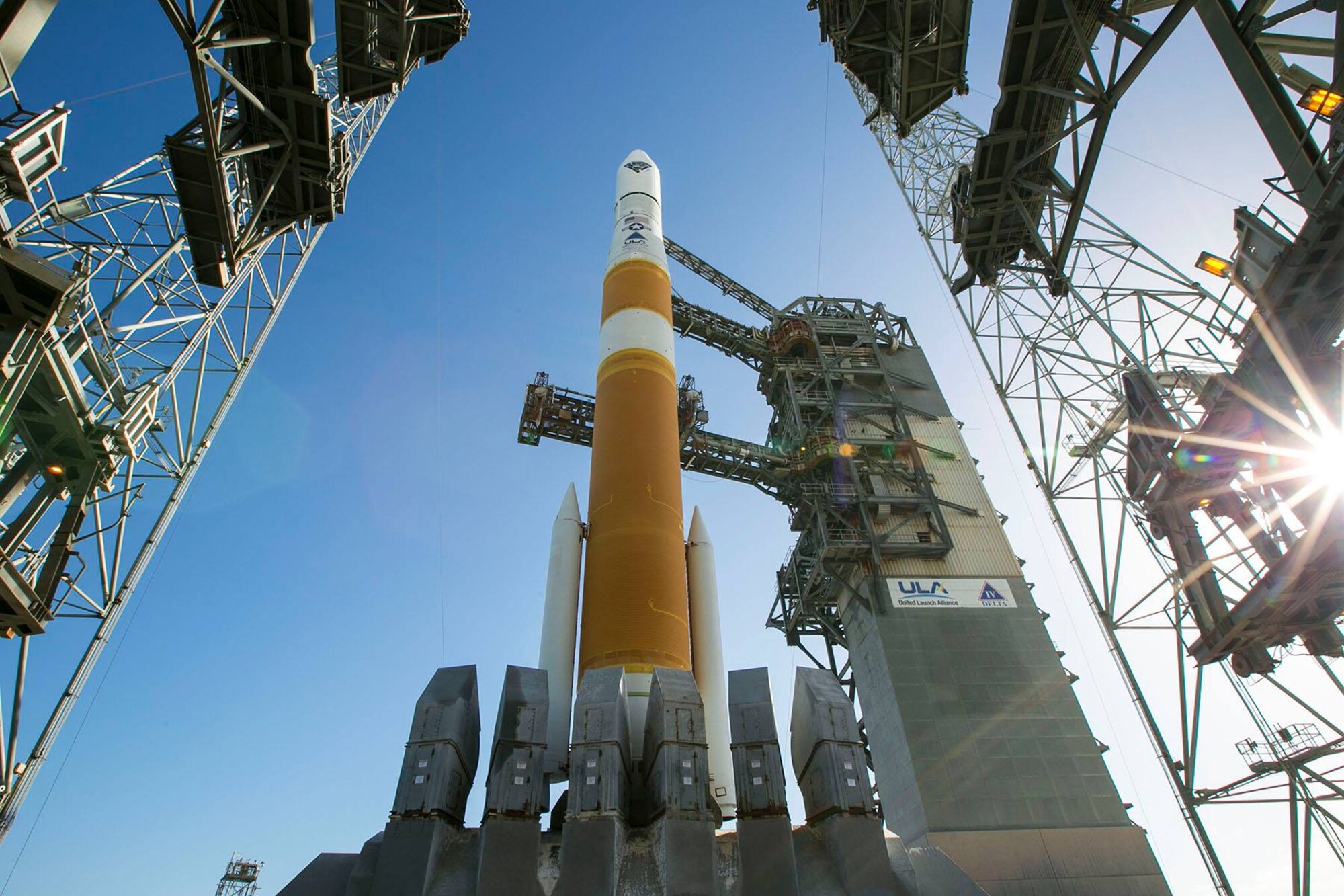 The U.S. Air Force’s 45th Space Wing supported United Launch Alliance’s successful launch of the third and fourth Orbital ATK-built Geosynchronous Space Situational Awareness Program satellites aboard a Delta IV rocket from Space Launch Complex 37B here at 12:52 a.m. ET. A combined team of military, government civilians and contractors from across the 45th Space Wing supported the mission with weather forecasts, launch and range operations, security, safety and public affairs. The wing also provided its vast network of radar, telemetry and communications instrumentation to facilitate a safe launch on the Eastern Range. (Courtesy photo/United Launch Alliance)
 
