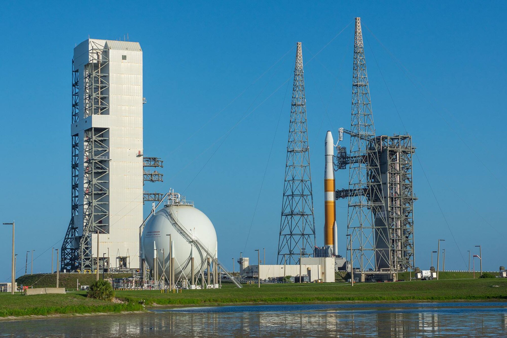 The U.S. Air Force’s 45th Space Wing supported United Launch Alliance’s successful launch of the third and fourth Orbital ATK-built Geosynchronous Space Situational Awareness Program satellites aboard a Delta IV rocket from Space Launch Complex 37B here at 12:52 a.m. ET. A combined team of military, government civilians and contractors from across the 45th Space Wing supported the mission with weather forecasts, launch and range operations, security, safety and public affairs. The wing also provided its vast network of radar, telemetry and communications instrumentation to facilitate a safe launch on the Eastern Range. (Courtesy photo/United Launch Alliance)
 
