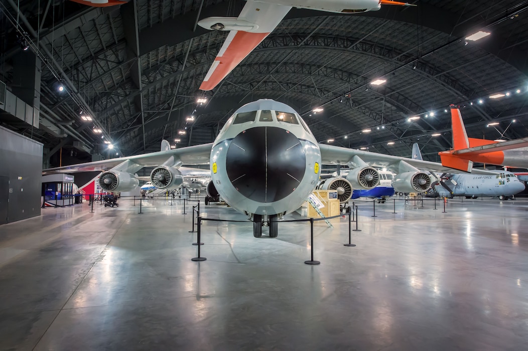 Lockheed C-141C Starlifter "Hanoi Taxi" in the Global Reach Gallery at the National Museum of the United States Air Force. (U.S. Air Force photo by Jim Copes)