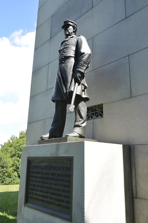 After initial success at New Orleans, Baton Rouge, and Natchez, Flag Officer David Glasgow Farragut led the ships of his West Gulf Blockading Squadron upriver to Vicksburg, but was unable to compel the city’s surrender.