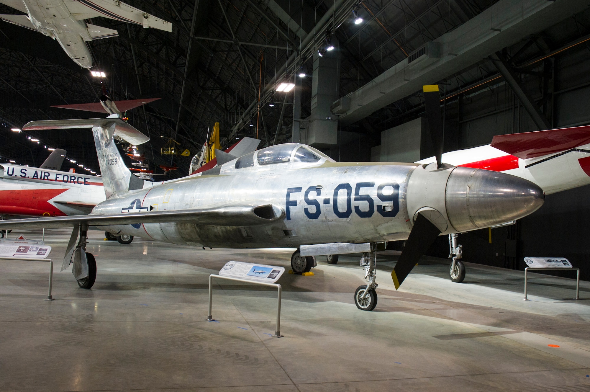 Dayton, Ohio -- Republic XF-84H in the Research & Development Gallery at the National Museum of the U.S. Air Force. (U.S. Air Force photo by Ken LaRock)