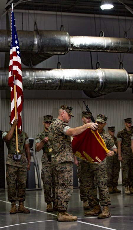 U.S. Marines with 1st Battalion, 8th Marine Regiment and 2nd Battalion, 8th Marine Regiment stand in formation with Romanian soldiers during the Black Sea Rotational Force transfer of authority on Mihal Kogalniceanu Air Base, Romania, Aug . 1, 2016. After six months, eight major exercises and more than 40 military-to-military engagements with 15 partner nations the Marines of 2/8, rotation 16.2,  relived 1/8,rotation 16.1. (U.S. Marine Corps photo by Lance Cpl. Timothy J. Lutz)