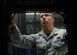 Senior Airman Daniel Kirtley, 56th Communications Squadron network operations technician, replaces a vent panel on the storage area network unit  Aug. 12, 2016 at Luke Air Force Base, Ariz. The unit allows Luke personnel more space to store documents. (U.S. Air Force photo by Senior Airman Devante Williams)