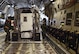 Airman Jeff McGee, a 3rd Airlift Squadron loadmaster from Dover Air Force Base, and Senior Airman Kaely Brackett, a 3rd AS loadmaster, secure a Transportation Isolation System (TIS) during Exercise Mobility Solace at Joint Base Charleston, S.C., Aug. 15, 2016. Mobility Solace provides Air Mobility Command, working with joint partners, the opportunity to evaluate the protocols and operational sequences of moving multiple patients exposed or infected with Ebola using the TIS, while also minimizing the risks to aircrew, medical attendants and the airframe. The TIS is a modular, scalable system, composed of at least one isolation pallet for patient transportation and care, one pallet configured as an 