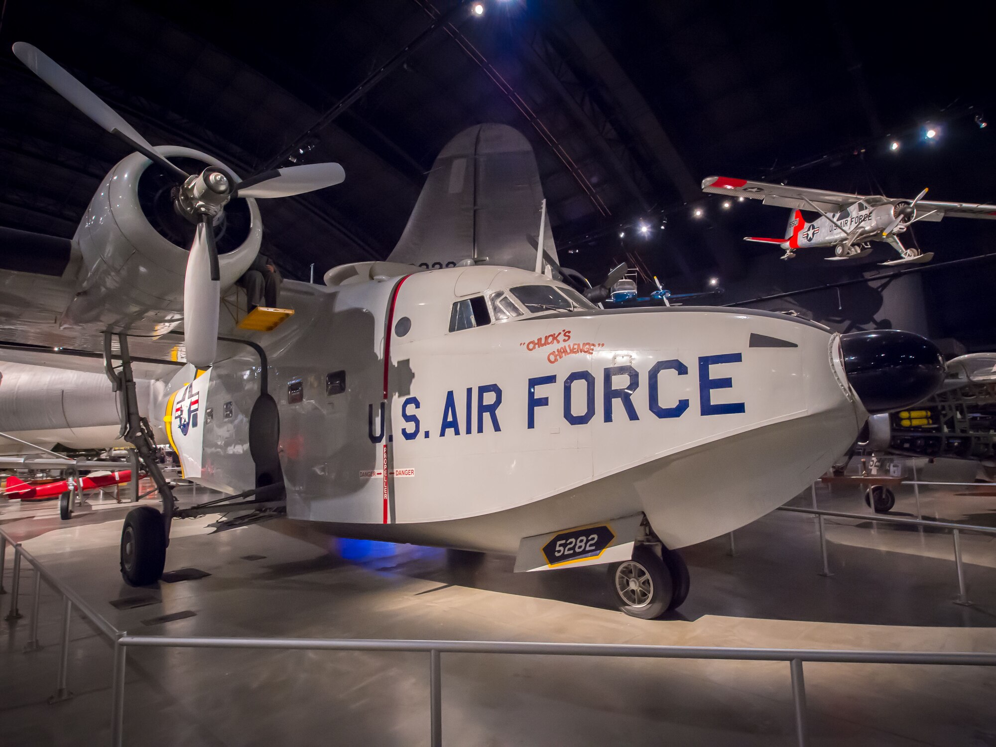 Dayton, Ohio -- The Grumman HU-16B Albatross in the Cold War Gallery at the National Museum of the United States Air Force. (U.S. Air Force photo by Jim Copes) 