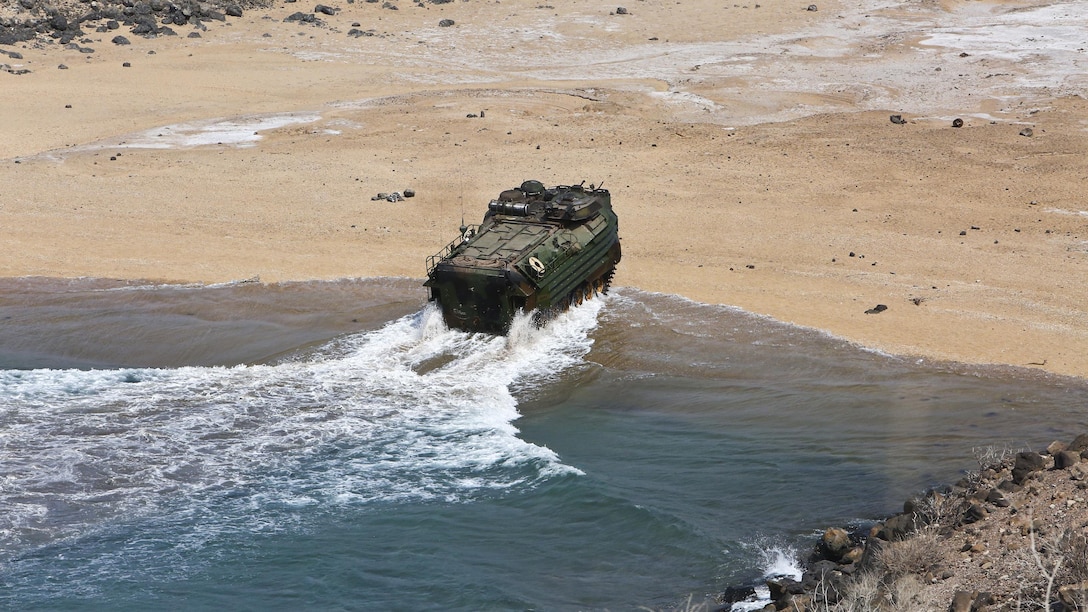 Marines with Battalion Landing Team 1st Battalion, 6th Marine Regiment, 22nd Marine Expeditionary Unit conduct amphibious raids and range operations to retain combat proficiency in Camp Lemonnier, Djibouti, Aug. 15, 2016. 22nd MEU, deployed with the Wasp Amphibious Ready Group, is maintaining regional security in the U.S. 5th Fleet area of operations.