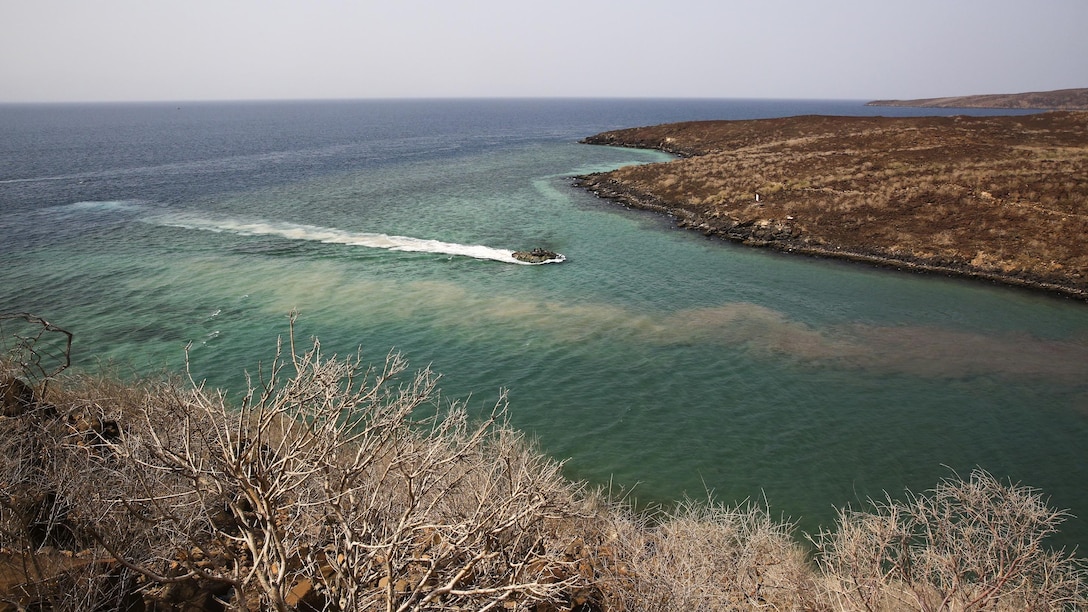 Marines with Battalion Landing Team 1st Battalion, 6th Marine Regiment, 22nd Marine Expeditionary Unit conduct amphibious raids and range operations to retain combat proficiency in Camp Lemonnier, Djibouti, Aug. 15, 2016. 22nd MEU, deployed with the Wasp Amphibious Ready Group, is maintaining regional security in the U.S. 5th Fleet area of operations. 
