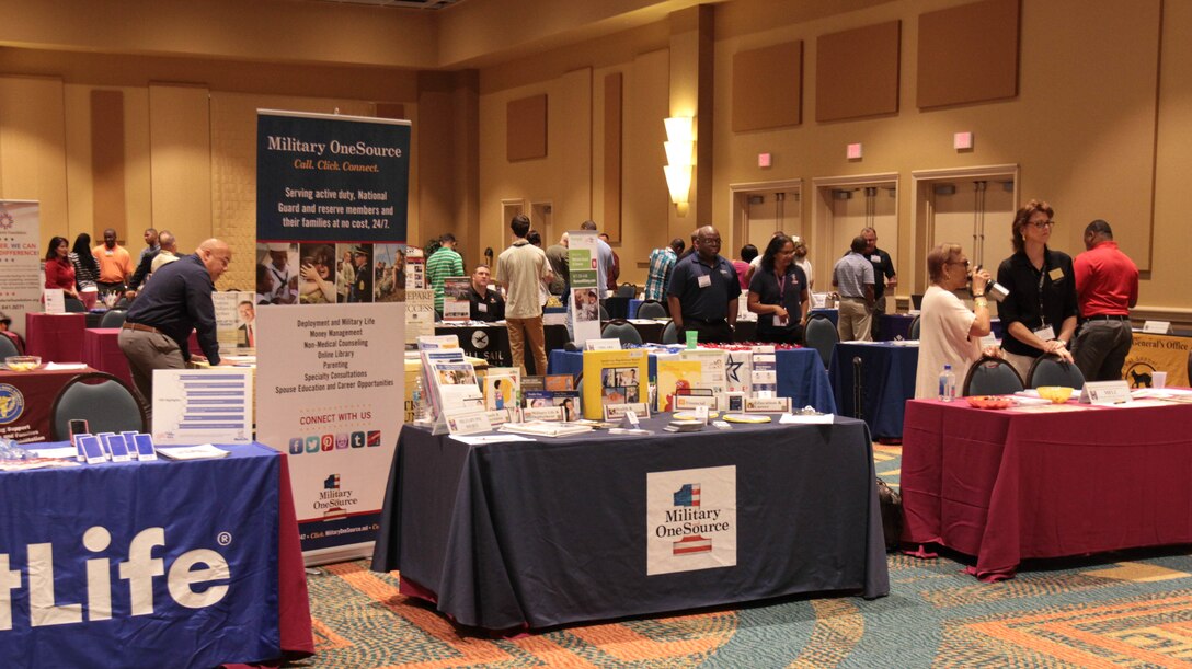 The 355th Chemical Company, 209th Regional Support Group, based out of Las Vegas, Nevada, attended their initial Yellow Ribbon event with their families in Orlando, Fla., August 13-14, 2016.  During the event, the Soldiers and family members were provided with sufficient information, services and other benefits such as Family Programs, Education Resource Information, chaplain advice, Tricare Programs, USAA banking, Veterans Administration benefits, Employer Support of Guard and Reserve (ESGR), and more.