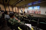 Participants of Exercise Pacific Endeavor 2016 listen to opening remarks at the opening ceremony at Gallipoli Barracks (Enoggera), Aug. 22, 2016. Sponsored by U.S. Pacific Command and hosted by the Australian Defence Force, Pacific Endeavor 2016 is a multinational workshop designed to enhance communication interoperability and expedite Humanitarian Assistance and Disaster Relief response in the Indo-Asia Pacific region. The workshop involved 250 participants from 22 allied and partner nations.