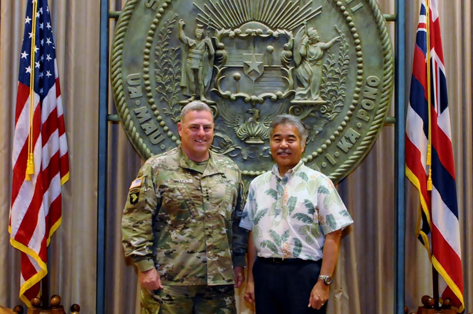 Army Chief Meets With Governor During Hawaii Tour > U.s. Indo-Pacific  Command > 2015