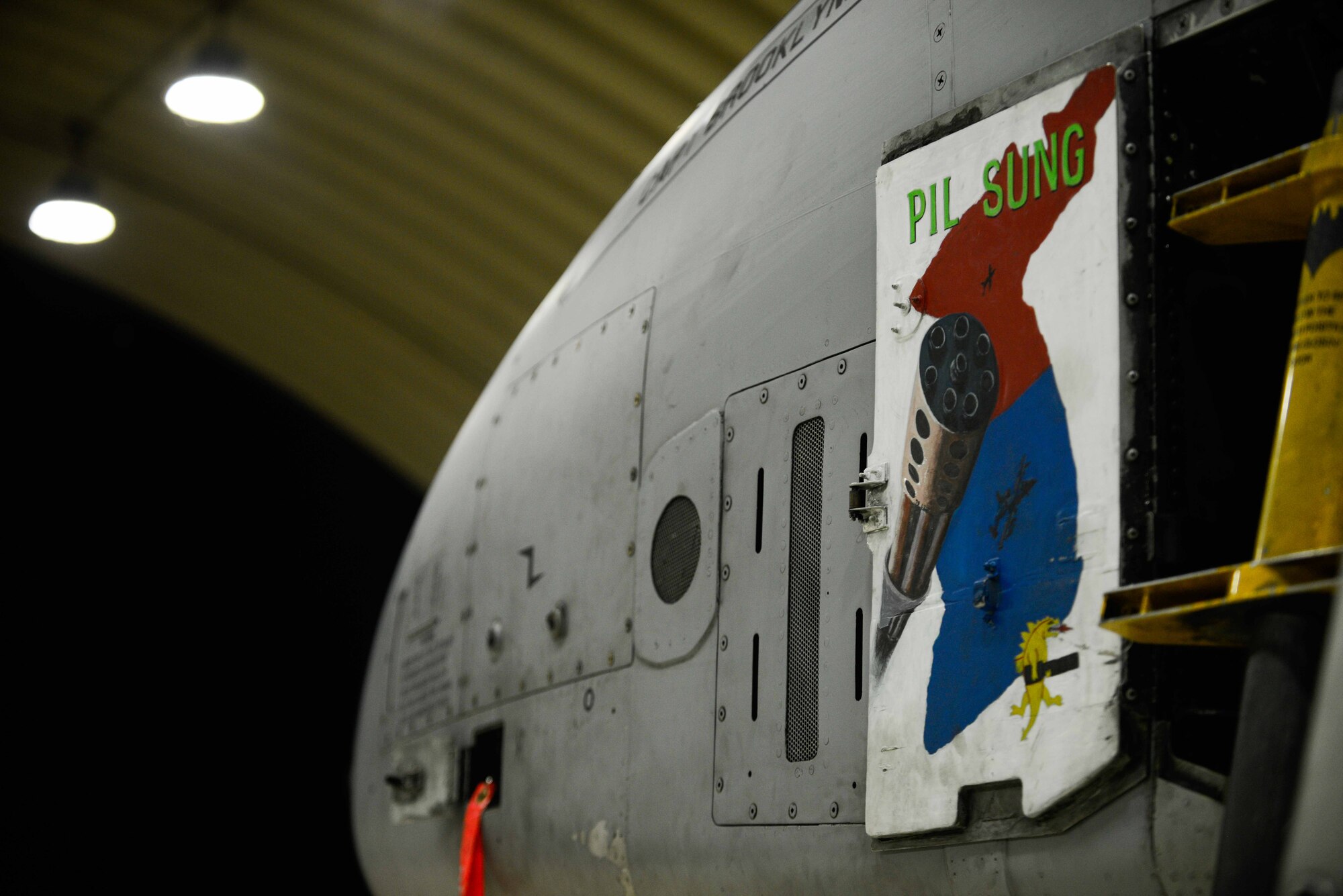 An A-10 Thunderbolt II rests on the flightline during preflight inspections for Exercise Beverly Herd 16-2 at Osan Air Base, Republic of Korea, Aug. 23, 2016. The A-10 aircraft provides close air support, air strike control and combat search and rescue capabilities to the 51st Fighter Wing in support of the defense of the ROK. (U.S. Air Force photo by Senior Airman Dillian Bamman)