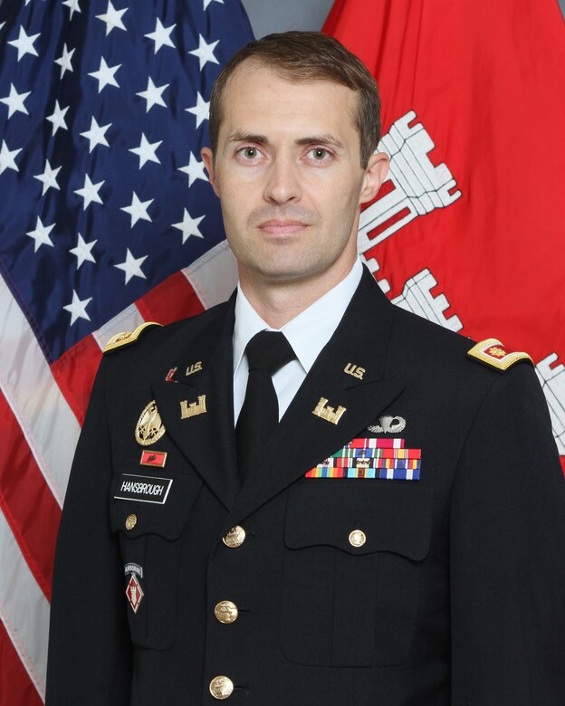 Major Jerre Hansbrough assumed his duties as Deputy Commander of the U.S. Army Corps of Engineers, Japan District on August 19, 2016. Previously, he served as the Deputy Resident Engineer for the Kanagawa Resident Office in the Japan Engineer District.