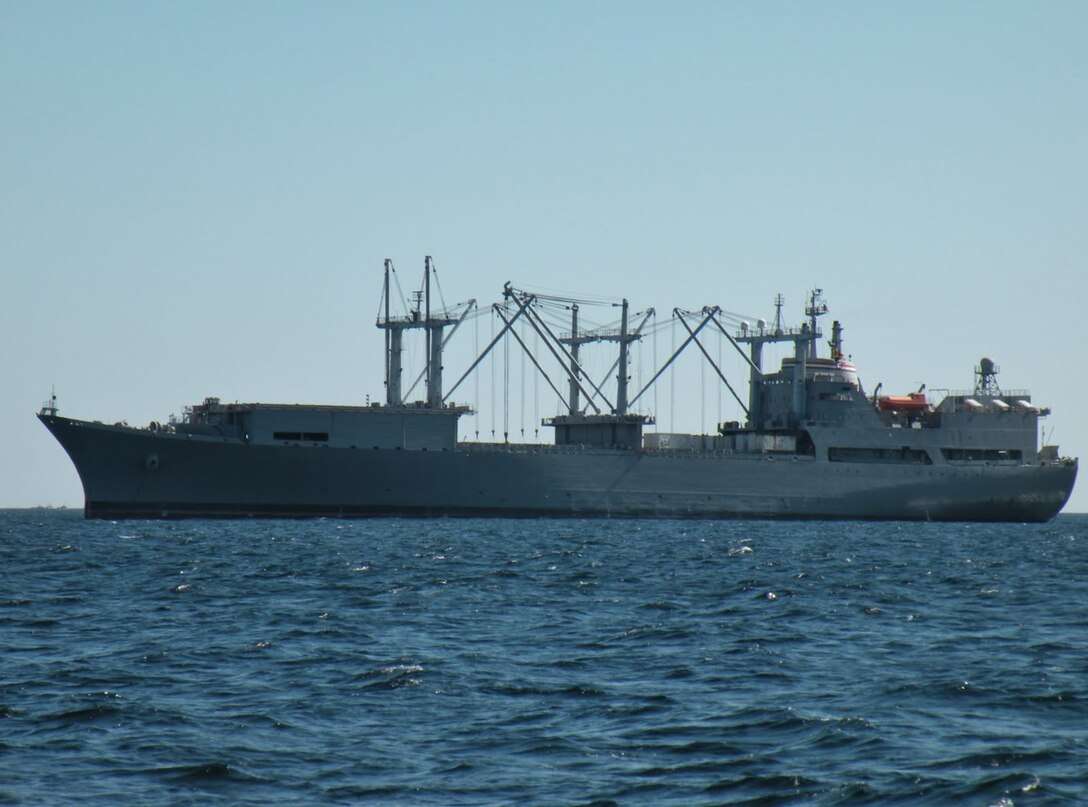 The aviation logistics support ship SS Wright (T-AVB-3) is playing an important support role during Bold Alligator 16, Aug 15-26. In addition to serving in its traditional role providing intermediate aircraft maintenance, the Wright is involved in limited objective experimentation to expose participants to new technologies, applications and concepts that will inform future warfighting capabilities. 
The experiment will test the ship’s suitability as a potential command and control platform, providing integrated air and ground logistics support, and as a possible hub for unmanned air and maritime vehicles providing support to the landing force.