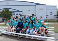 During a recent visit to the U.S. Air Force’s Museum of Aviation in Warner Robins, Georgia to attend the Air Force Reserve change of command ceremony, where Lt. Gen. Maryanne Miller assumed command, Harris welcomed the impromptu opportunity to speak to 18 middle school-aged girls taking part in the museum’s Mission Quest Flight Simulation program. The group attended the museum’s program as part of the “Spectacles 2016” summer camp hosted by Wesleyan College. 