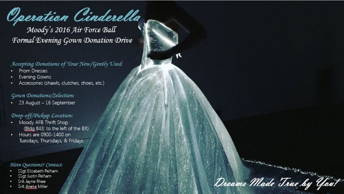 Team Moody donates to Operation Cinderella > Moody Air Force Base > Article  Display