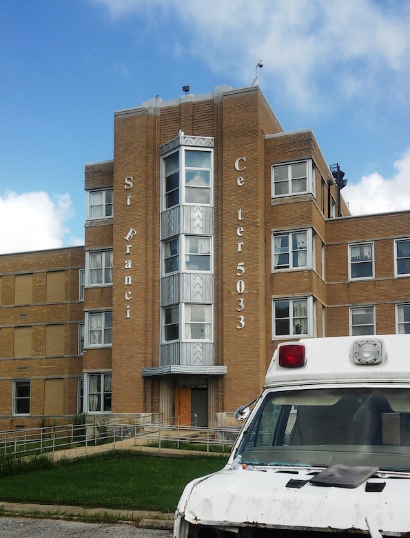 MUSCATATUCK, Ind. – Once used as a mental hospital, the structure built in 1938 is now in use by civilian and military personnel coming in to conduct urban training. (U.S. Army Reserve Photo by Capt. Megan McFarling, 205th Press Camp Headquarters)