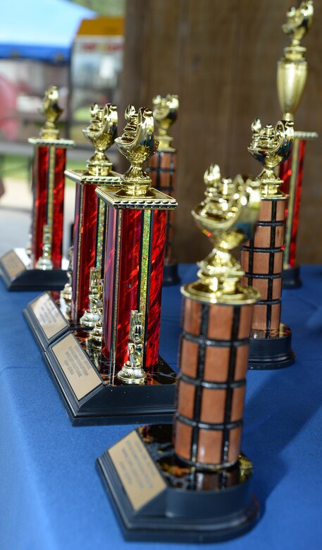Young readers receive awards for their participation in Marine Corps Logistics Base Albany’s Summer Reading Program at Covella Pond, Aug. 20