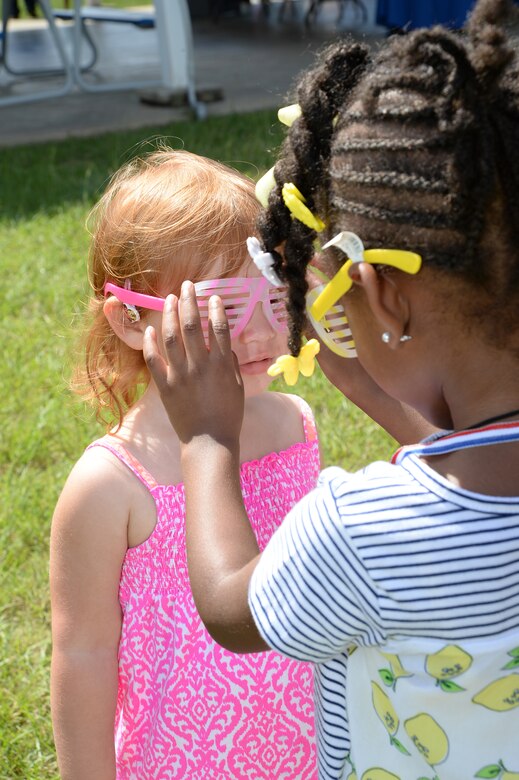 Children play games after Marine Corps Logistics Base Albany’s Summer Reading Program at Covella Pond, Aug. 20. 
