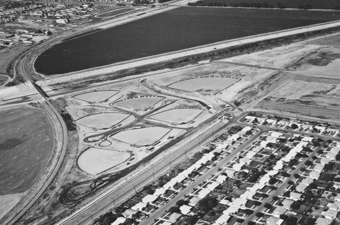 Sepulveda Ballpark Construction,1955