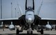 A Spanish Air Force EF-18M prepares for takeoff during Red Flag 16-4 at Nellis Air Force Base, Nev., Aug. 17, 2016. Red Flag is a realistic combat exercise involving U.S. and allied air forces conducting training operations on the 15,000-square-mile Nevada Test and Training Range. (U.S. Air Force photo/Airman 1st Class Kevin Tanenbaum)