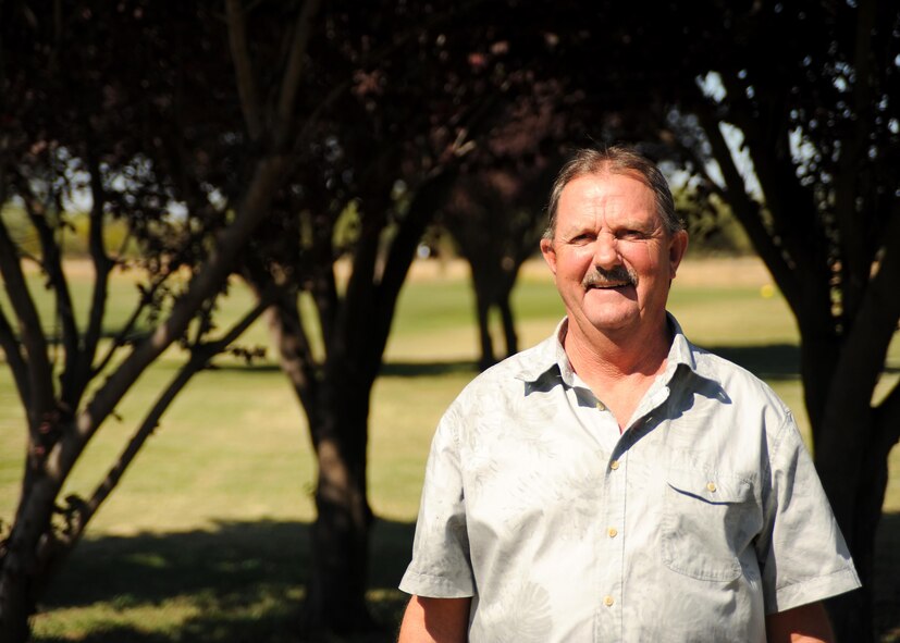 Ron McDaniels, Coyote Run Golf Course assistant superintendent, poses for a photo August 2, 2016, at Beale Air Force Base, California (U.S. Air Force photo by Airman Tristan D. Viglianco)