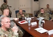 LTG Charles D. Luckey (center), commanding general, United States Army Reserve Command, learns about U.S. Army Japan’s structure, missions and operations during a briefing conducted Aug. 24, 2016, in Camp Zama, Japan. For the first time in his life, Luckey set foot on Japanese soil to understand and appreciate the close relationship between the Army Reserve and USARJ. The short yet informative tour also gave Luckey a rare opportunity to directly engage with Soldiers working and training in Japan and promote the Army Reserve’s new vision of becoming a lethal, capable and combat ready force prepared to face the unique challenges in the Pacific. (U.S. Army photo by Yuichi Imada, U.S. Army Garrison-Japan)