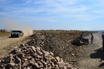 Soldiers with the 841st Engineer Battalion, U.S. Army Reserve complete several culverts on a tank firing range to protect roads from floodwaters during Operation Resolute Castle on August 20, 2016 at the Novo Selo Training Area, Bulgaria.  Completing these culverts increases the longevity of the roads of the tank firing range.  Operation Resolute Castle, a wide-scale military construction operation through Eastern Europe, spans across Estonia, Hungary, Romania, and Bulgaria, and involves units from the U.S. Army, U.S. Army Reserve, Tennessee Army and Air National Guard, Mississippi National Guard, and Alabama Army National Guard.  (U.S. Army Photo by 1st Lt. Matthew Gilbert, 194th Engineer Brigade, Tennessee Army National Guard)