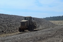 Soldiers with the 194th Engineer Brigade, Tennessee Army National Guard work with Airmen from the 118th Mission Support Group to finish construction of an ammunition holding area during Operation Resolute Castle on August 20, 2016 at Novo Selo Training Area, Bulgaria.  Operation Resolute Castle, a wide-scale military construction operation through Eastern Europe, spans across Estonia, Hungary, Romania, and Bulgaria, and involves units from the U.S. Army, U.S. Army Reserve, Tennessee Army and Air National Guard, Mississippi National Guard, and Alabama Army National Guard.  (U.S. Army Photo by 1st Lt. Matthew Gilbert, 194th Engineer Brigade, Tennessee Army National Guard)