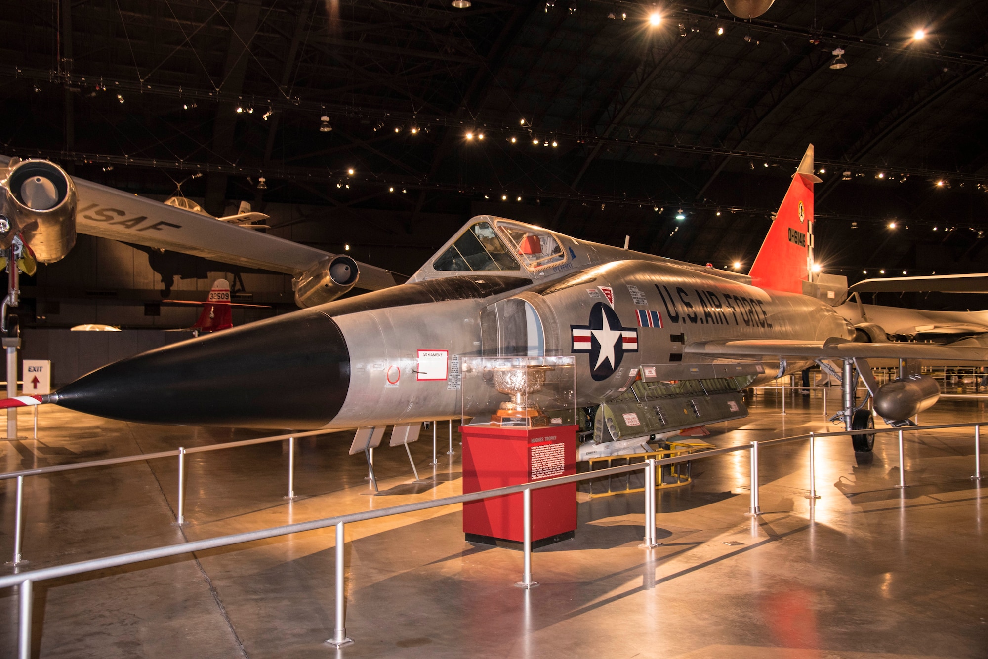 DAYTON, Ohio -- Convair F-102A Delta Dagger in the Cold War Gallery at the National Museum of the United States Air Force (U.S. Air Force photo by Ken LaRock)
