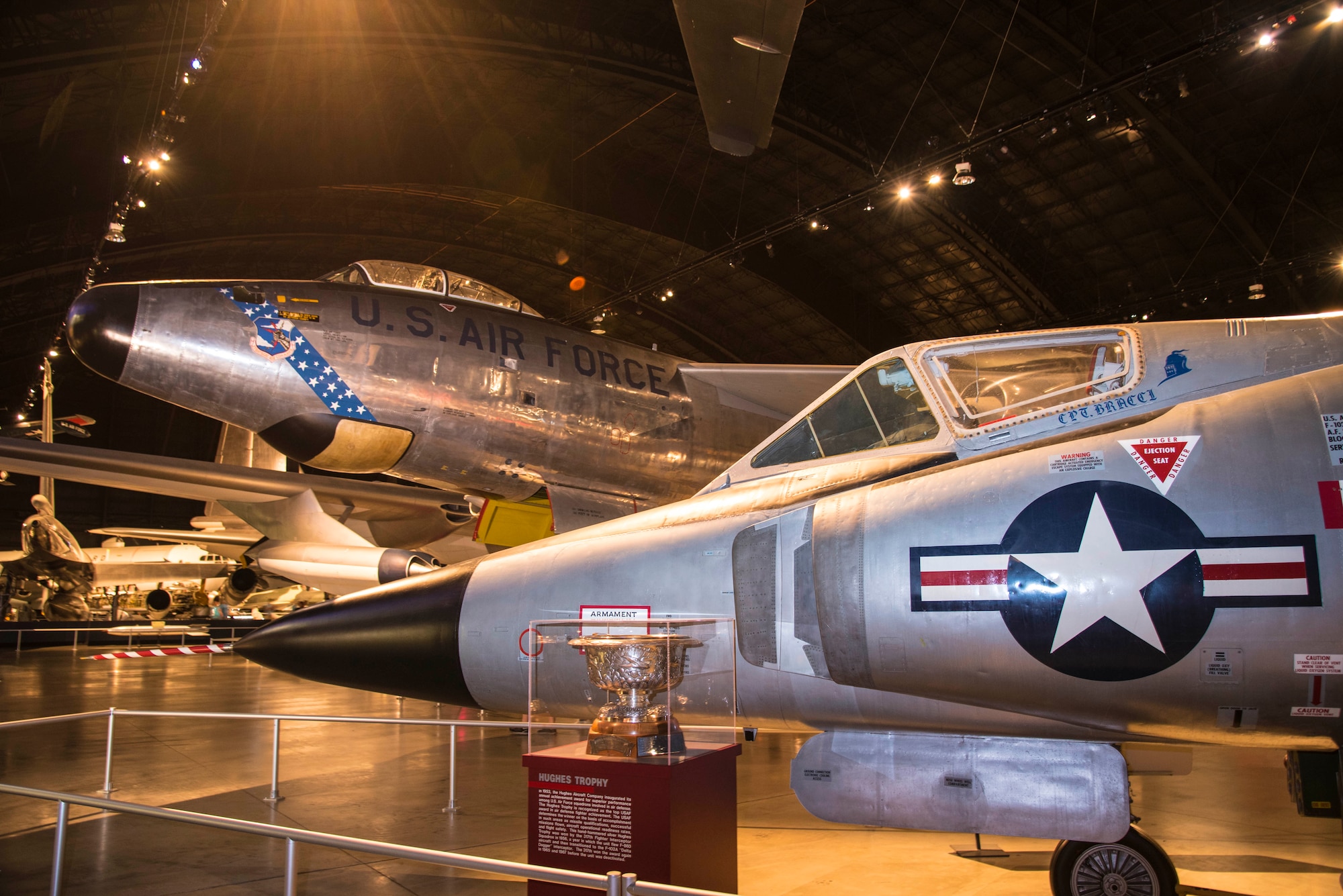 DAYTON, Ohio -- Convair F-102A Delta Dagger in the Cold War Gallery at the National Museum of the United States Air Force (U.S. Air Force photo by Ken LaRock)
