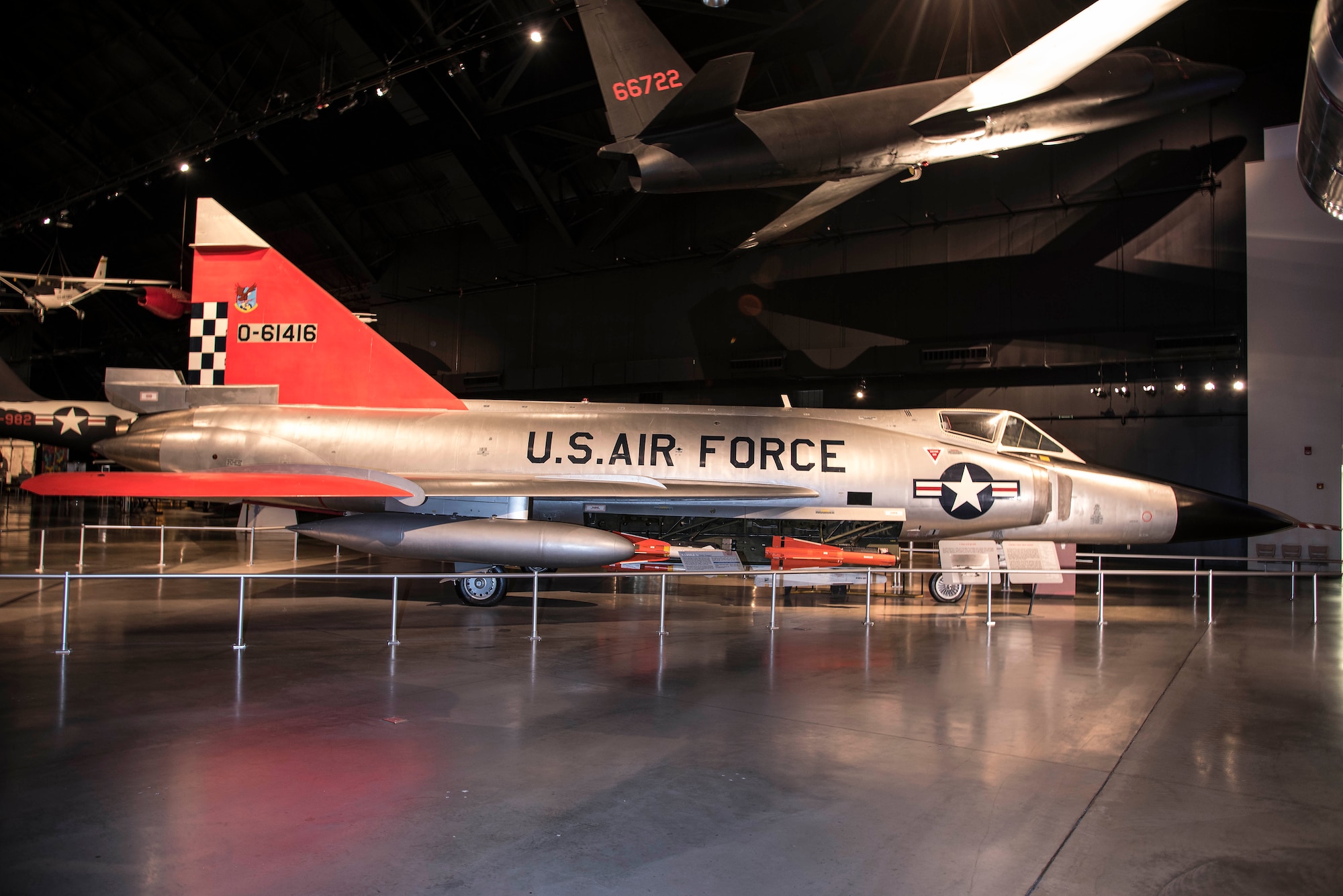 DAYTON, Ohio -- Convair F-102A Delta Dagger in the Cold War Gallery at the National Museum of the United States Air Force (U.S. Air Force photo by Ken LaRock)
