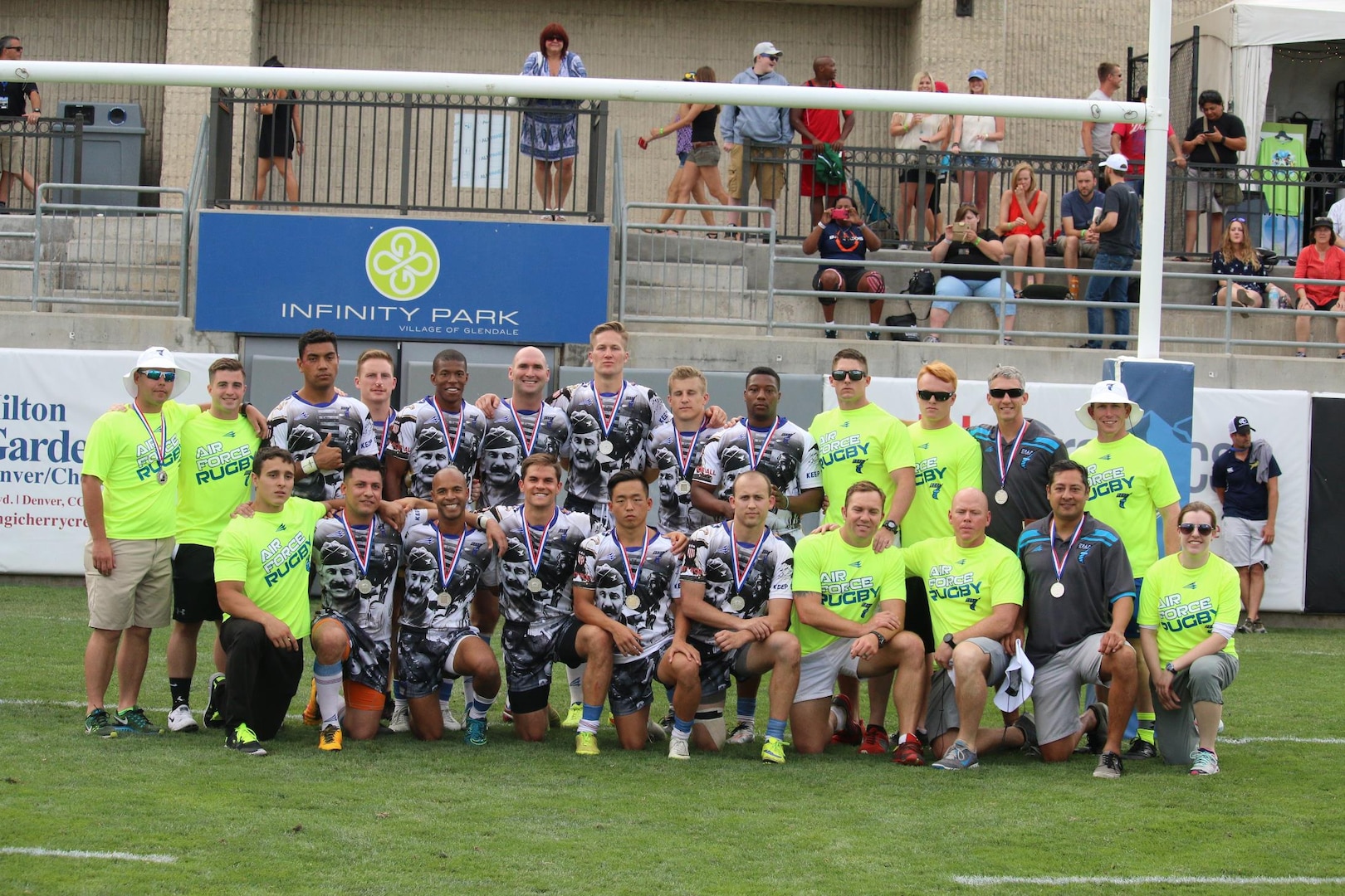 U.S. Air Force captures the 2016 Armed Forces Rugby silver medal for the fifth straight year. 