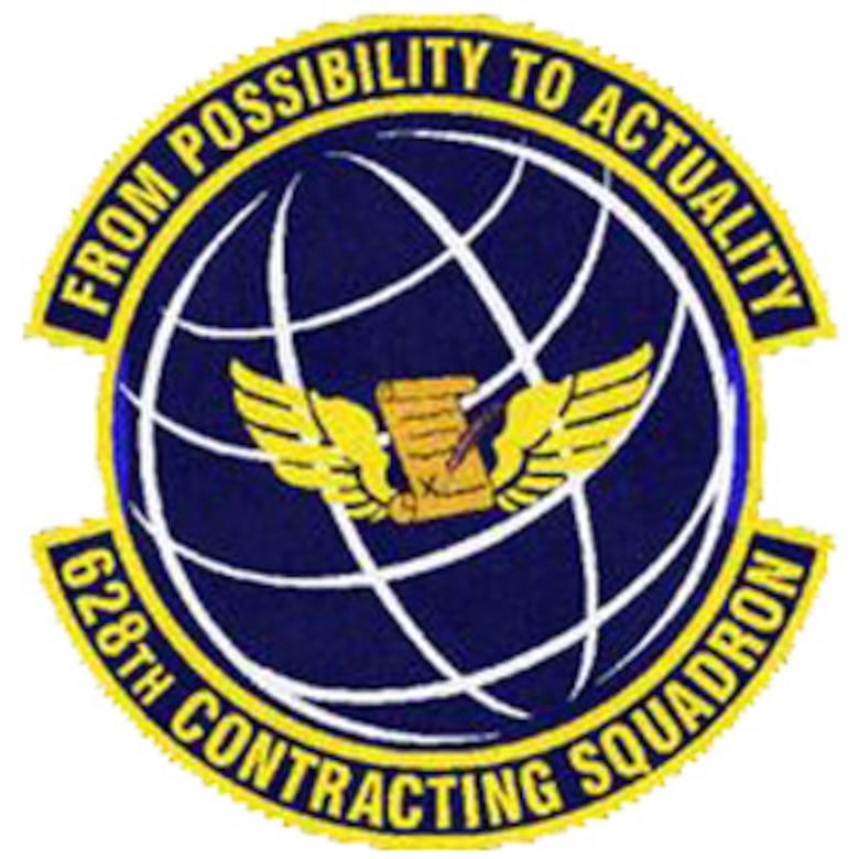 628th Contracting Squadron emblem.