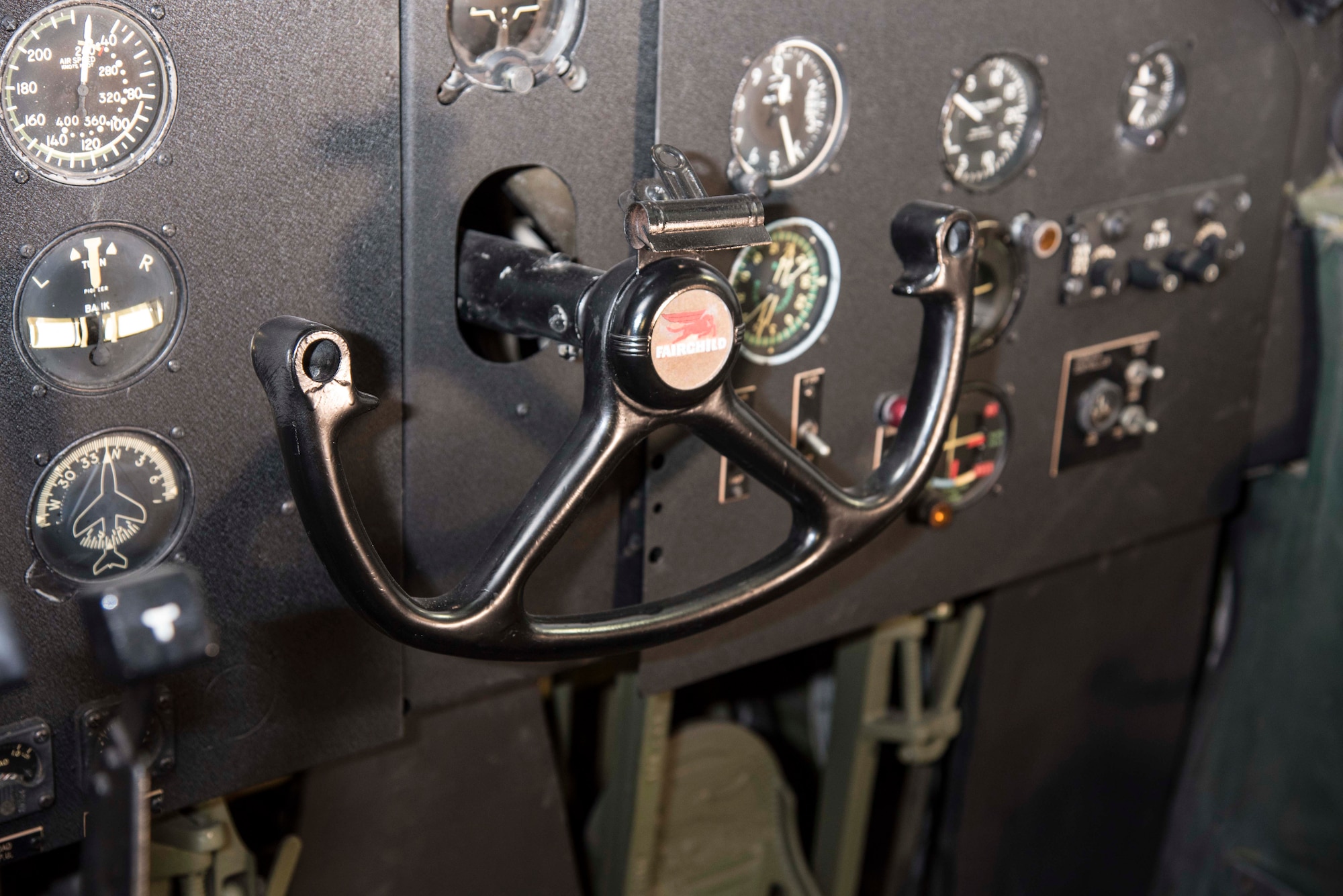 DAYTON, Ohio - Fairchild C-82 cockpit at the National Museum of the U.S. Air Force. (U.S. Air Force photo)
