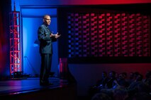 Lt. Gen. Steven Kwast, Air University commander and president, kicks off the Air Force Information Technology and Cyberpower Conference, Aug. 29, 2016, in Montgomery, Ala. The city of Montgomery and the Montgomery Area Chamber of Commerce partnered with the Air Force's Air University at Maxwell and Business and Enterprise Systems at Gunter to bring back AFITC following its hiatus due to sequestration. (US Air Force photo by Melanie Rodgers Cox)