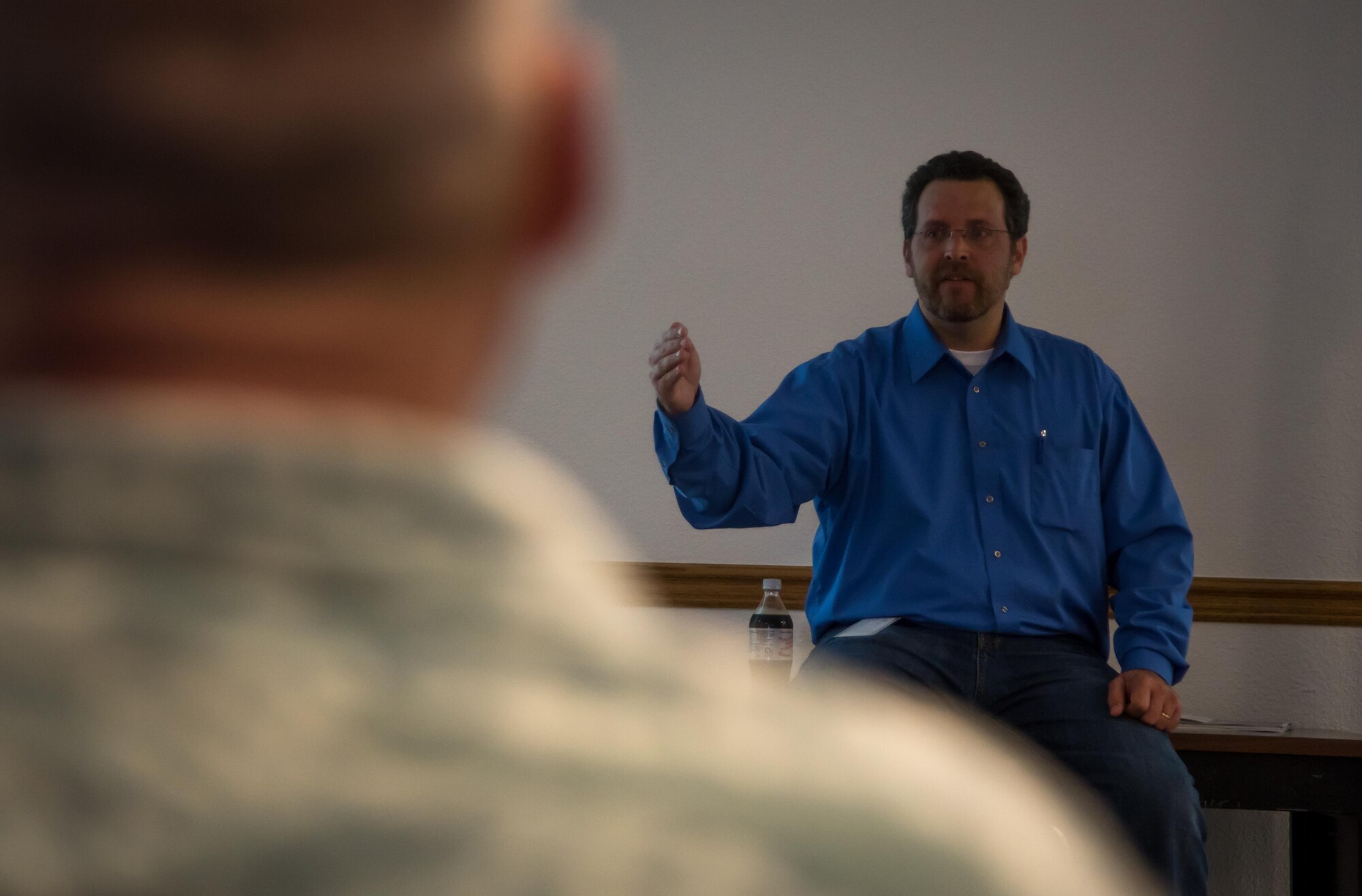 Airmen attend a retirement and Thrifty Savings Plan workshop at Kessler Air Force Base, Mississippi August 6, 2016. The workshop was hosted by the Airman and Family Readiness center here to focus on financial planning. (U.S. Air Force photo by Staff Sgt. Shelton Sherrill) 
