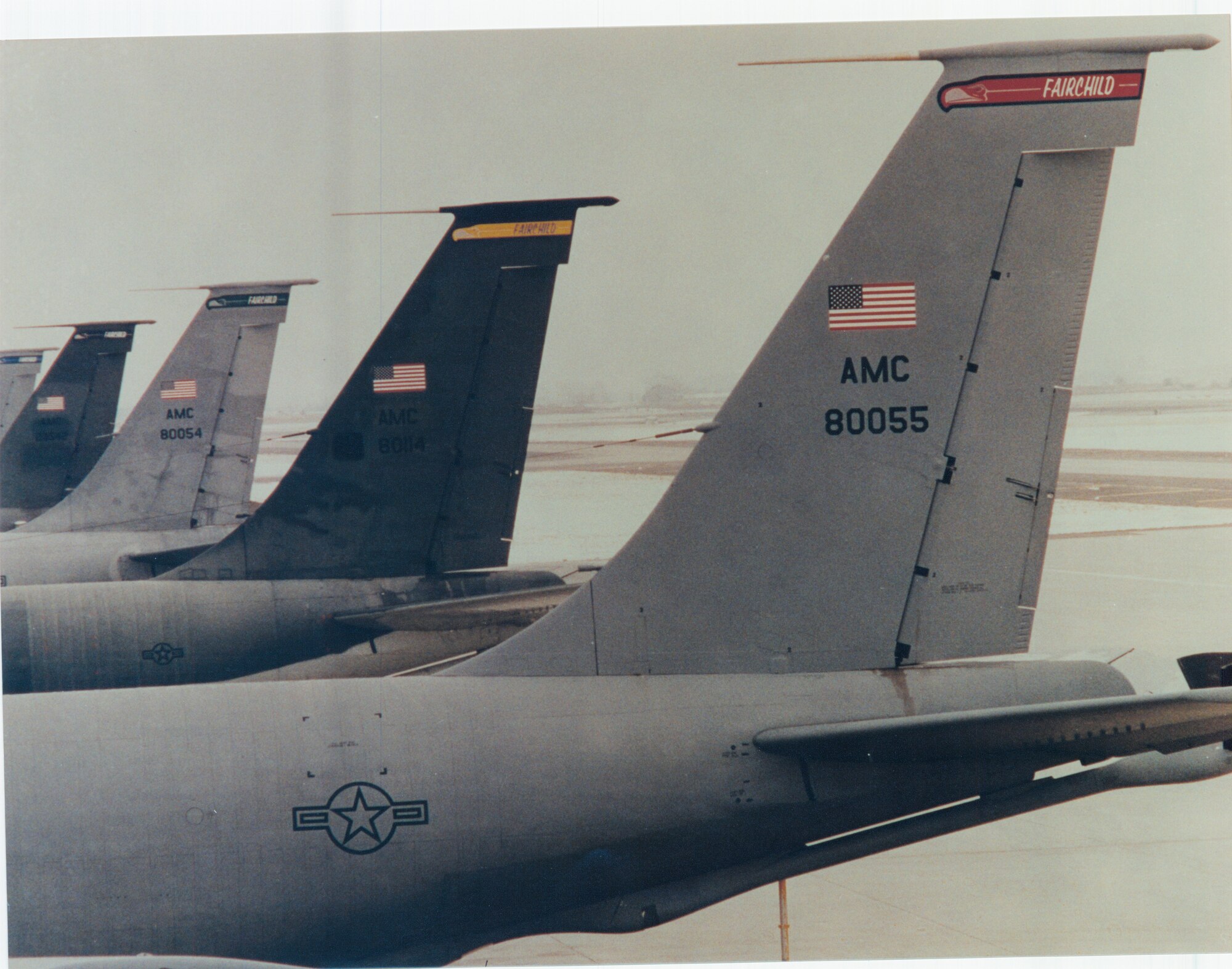 The Air Force celebrates the 60th birthday of the KC-135 Stratotanker Aug. 31, 2016. The first aircraft flew in August of 1956 and was later delivered to the Air Force in June 1957. The first KC-135 was delivered to the 93rd Air Refueling Squadron, which was assigned to Castle Air Force Base, California at the time, but is now located at Fairchild Air Force Base. (Courtesy Photo)