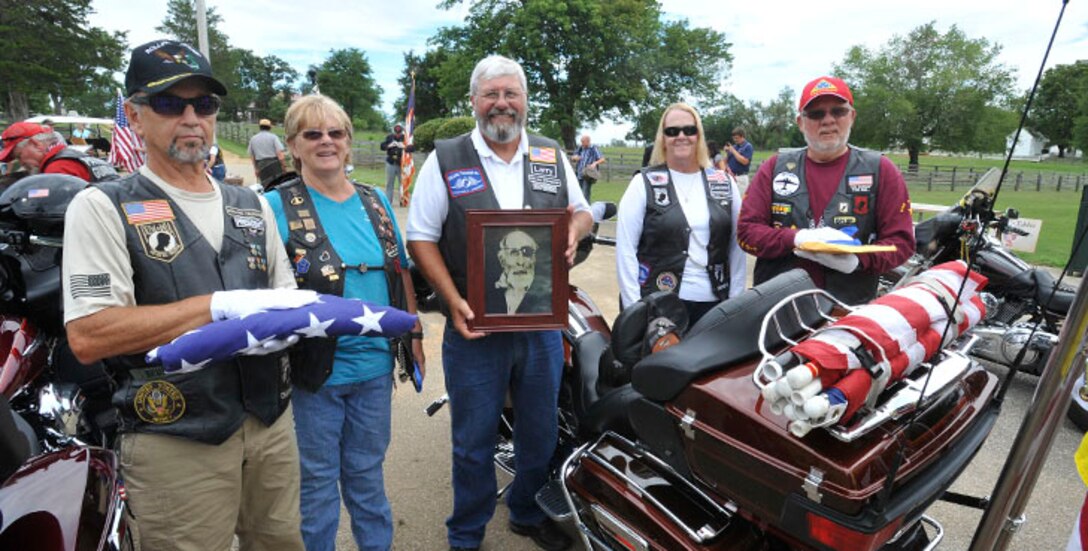 The Patriot Guard bring the cremains of Civil War veteran Private Jewett Williams, 20th Maine Infantry Regiment, to the Appomattox Court House NHP, in Virginia. Jewett's remains were brought to Appomattox Court House NHP for a ceremony honoring his military service.