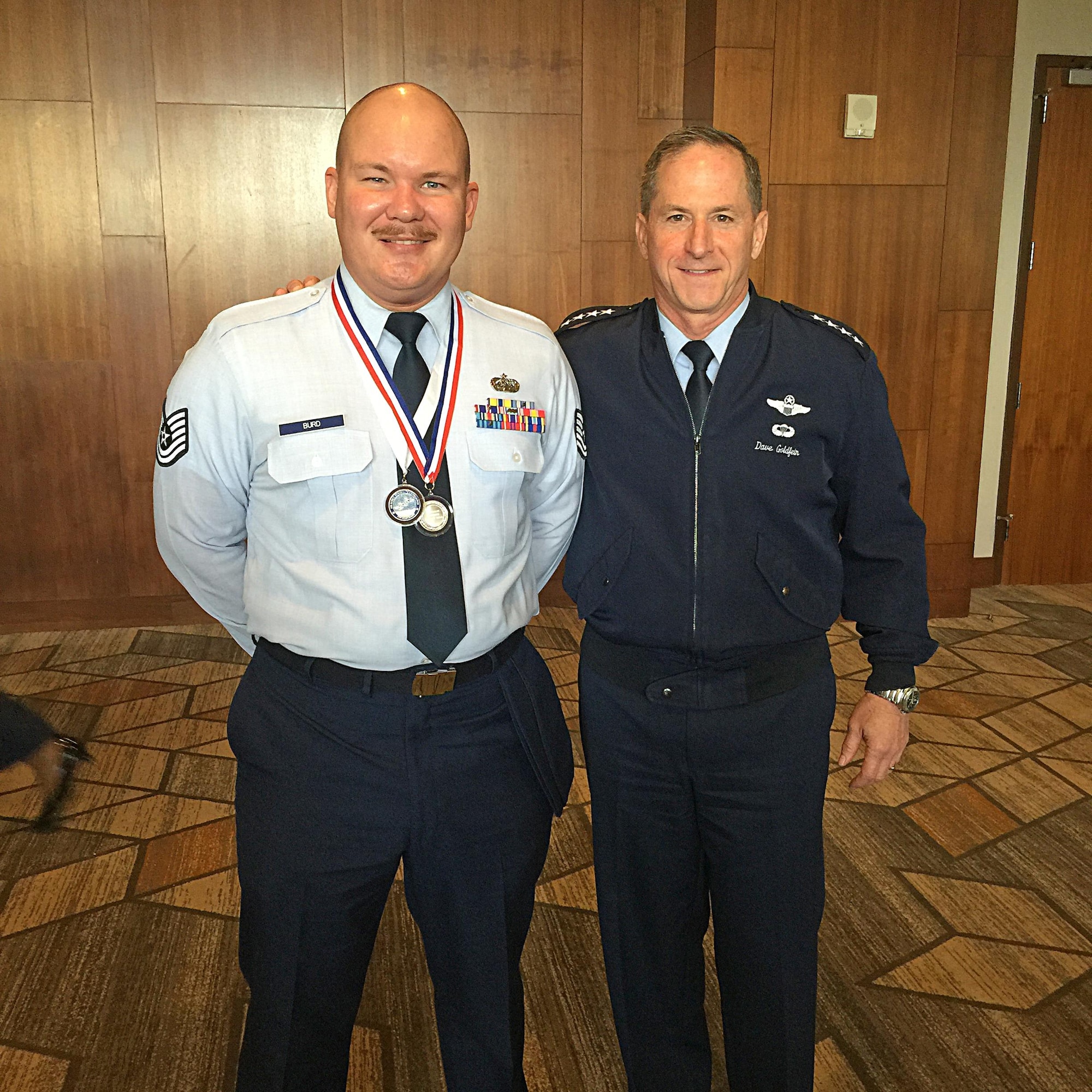 Edwards sergeant honored at annual AFSA convention > Edwards Air Force