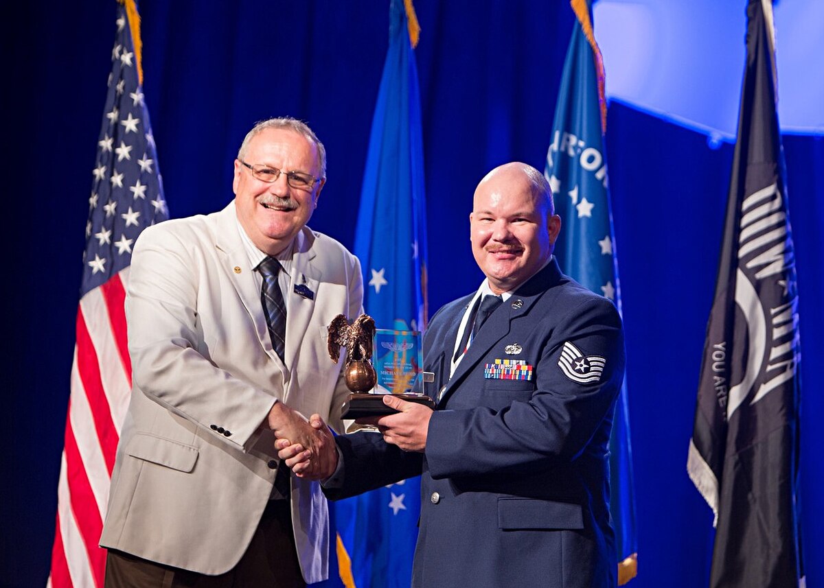 Edwards sergeant honored at annual AFSA convention > Edwards Air Force